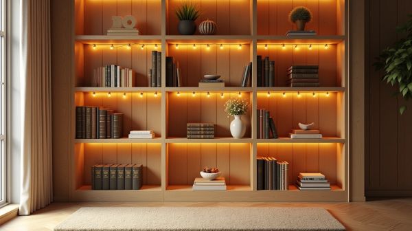 Créer votre bibliothèque sur mesure avec finitions personnalisées