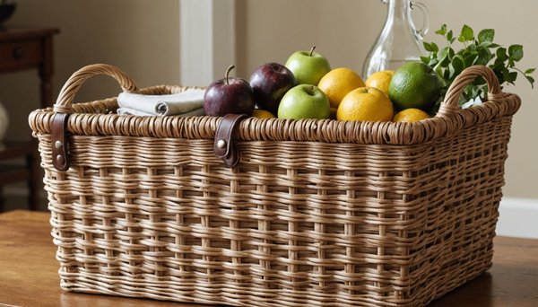 Le panier en osier rectangulaire : une touche d'élégance chez vous